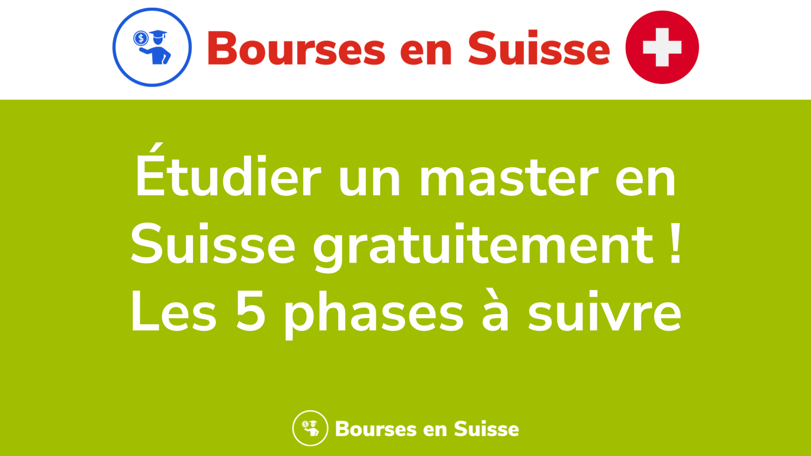 Étudier un master en Suisse gratuitement