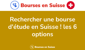 Démarches » Bourses D'études En Suisse