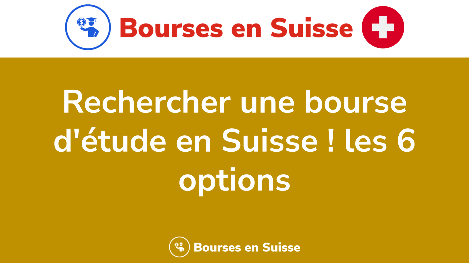 Rechercher Une Bourse D'étude En Suisse ! Les 5 Options